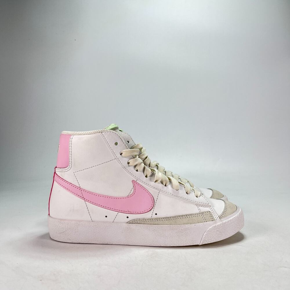 Nike Blazer Mid '77 GS White Pink Sneakers DA4086-106 Youth Size 5Y Women's 6.5